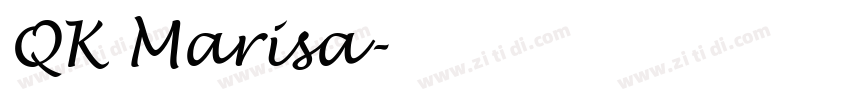 QK Marisa字体转换